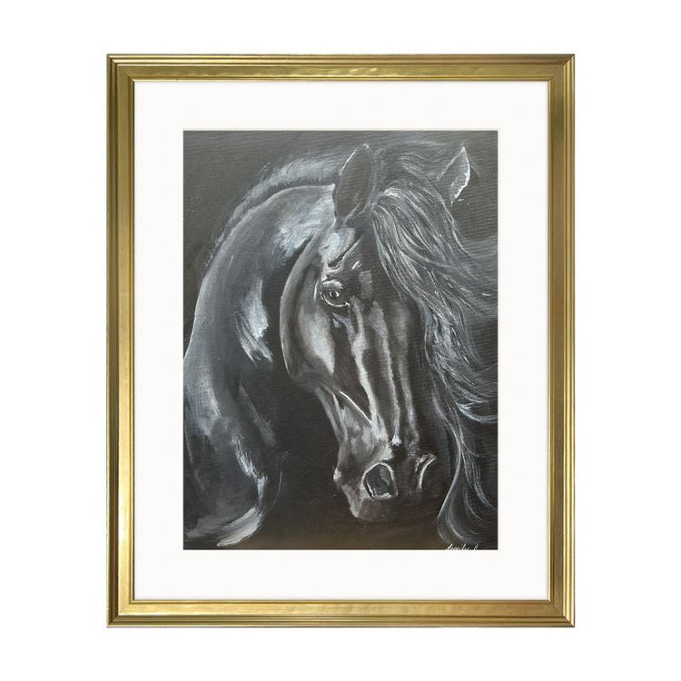 From the Shadows collection by Jennifer F featuring atmospheric original paintings inspired by light, shadow and quiet presence.