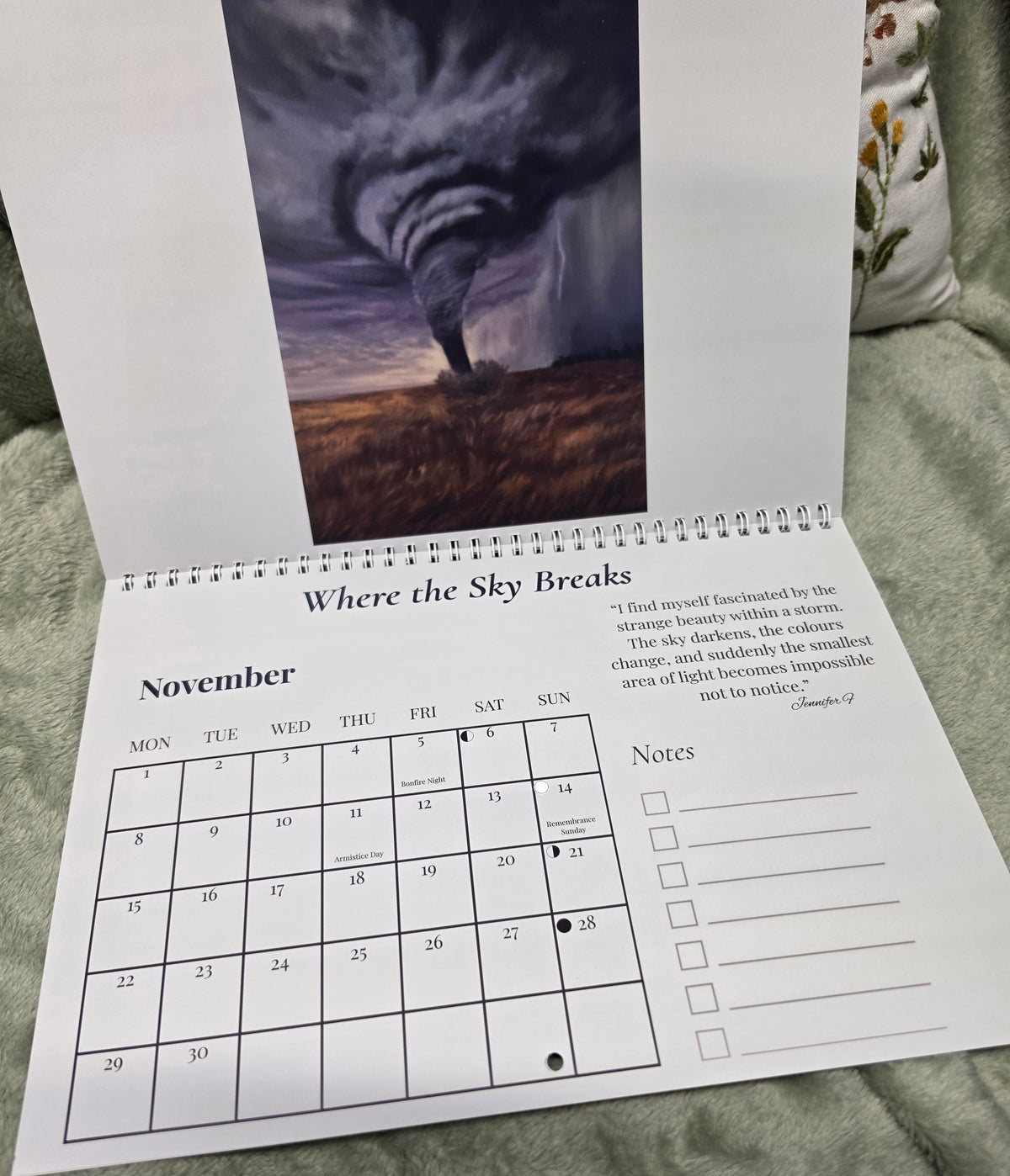 A Year in Art – 2027 Calendar | Art by Jennifer F