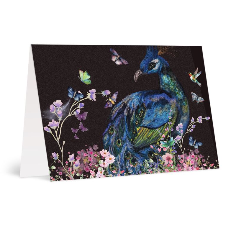 'Exquisite' with butterflies greeting card.