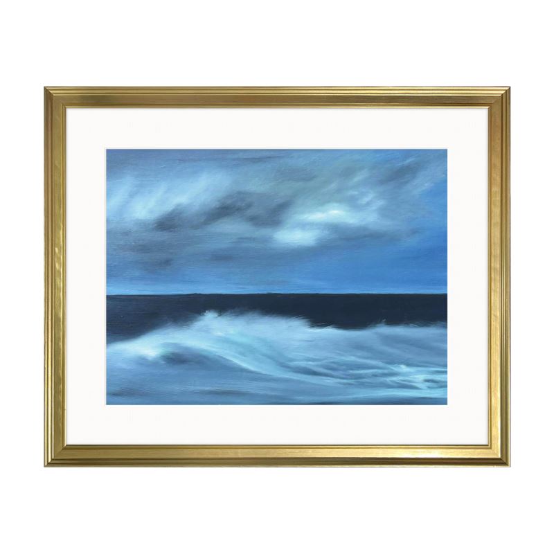 “Ocean Breeze” is a serene seascape that captures the quiet rhythm of the tide. A calming coastal artwork perfect for peaceful, nature-inspired homes.