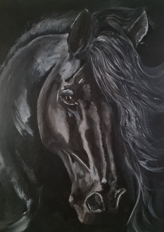 The Black | Original Acrylic Painting