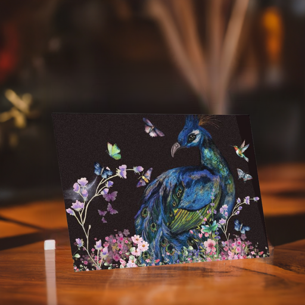 'Exquisite' with butterflies greeting card.