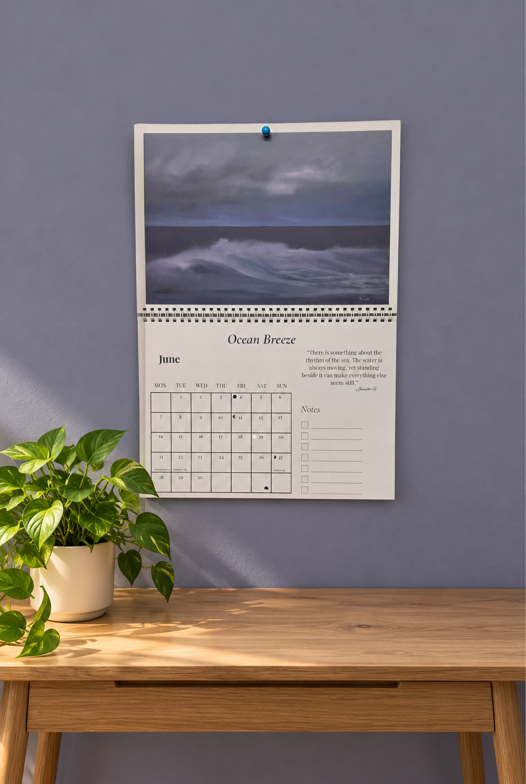 A Year in Art – 2027 Calendar | Art by Jennifer F