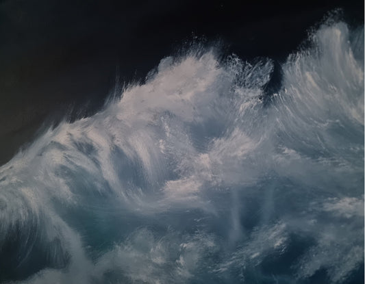 The Restless Tide | Original Oil Painting